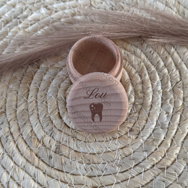 boîte à dents personnalisée