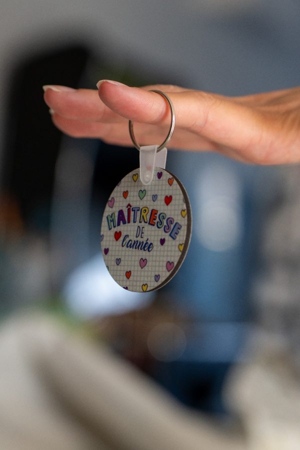 Porte-clés personnalisé en sublimation – Photo, logo ou texte au choix