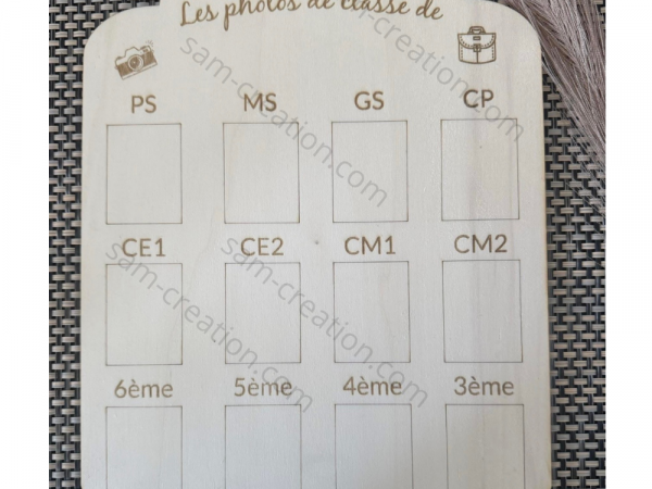 cadre photo de classe