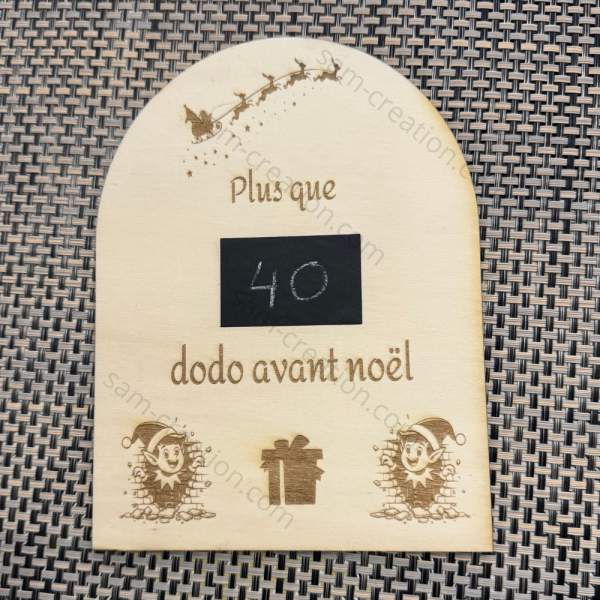 compte a rebours de noël