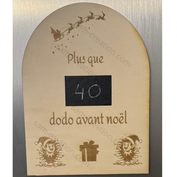 compte a rebours de noël