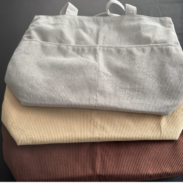 sac en velours côtelé